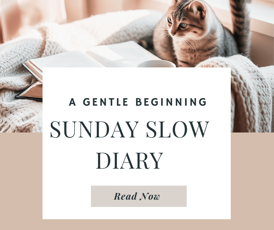 Sunday Slow Diary:  Week One – A Gentle&nbsp;Beginning