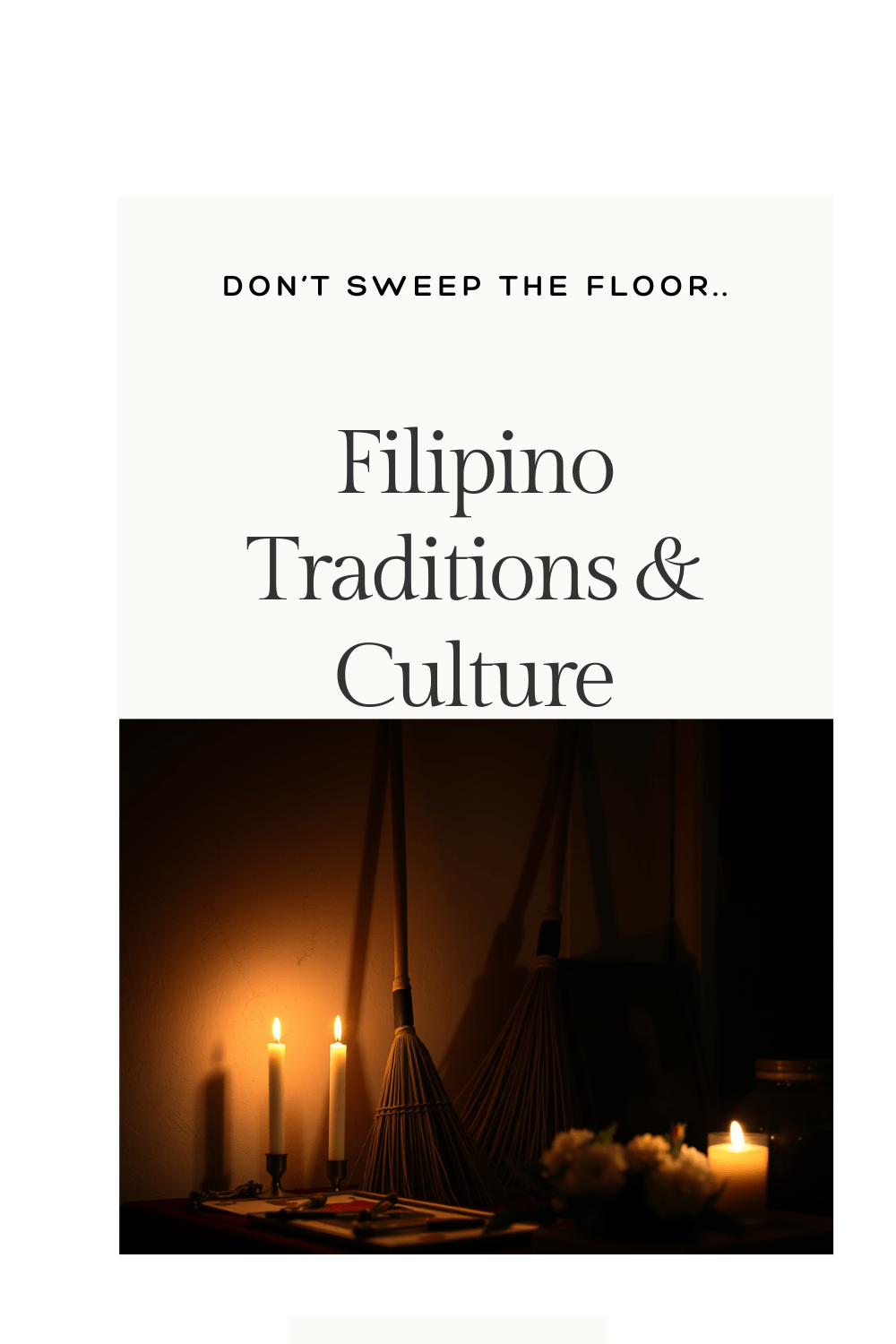 Don’t sweep the&nbsp;floor..