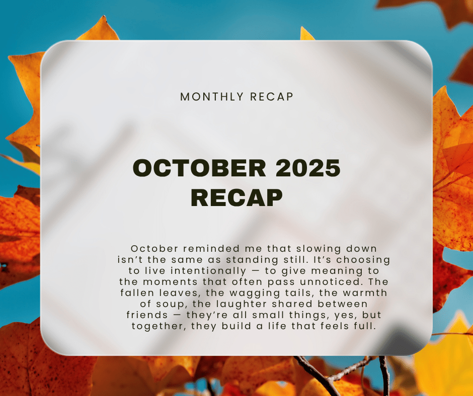 October Recap