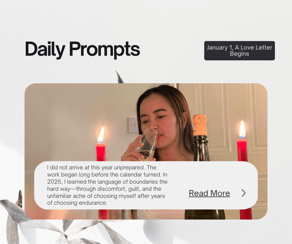 January 1, A Love Letter&nbsp;Begins