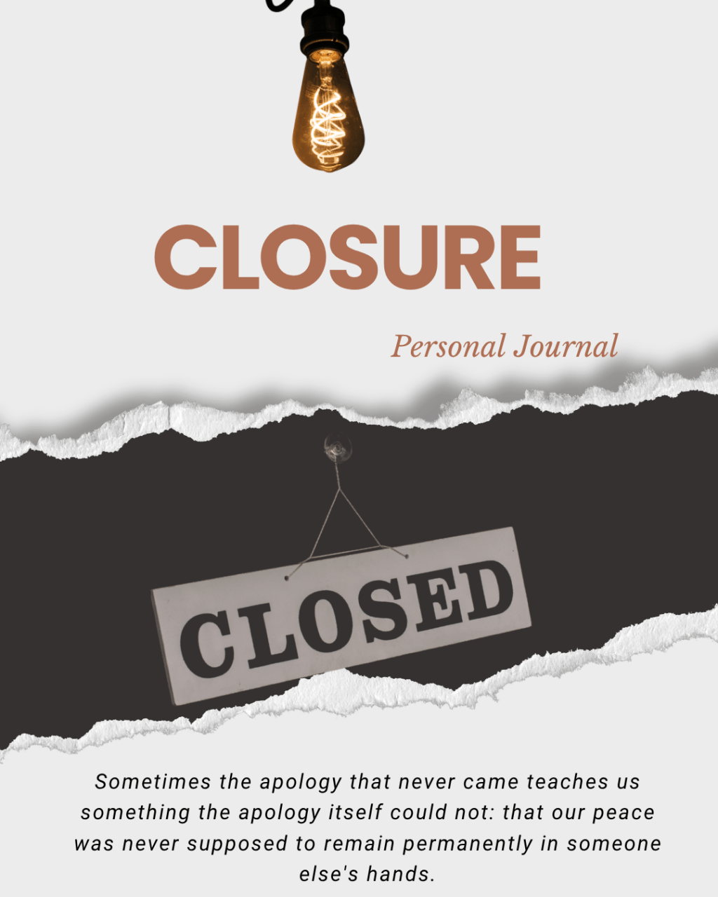 Closure I Gave Myself