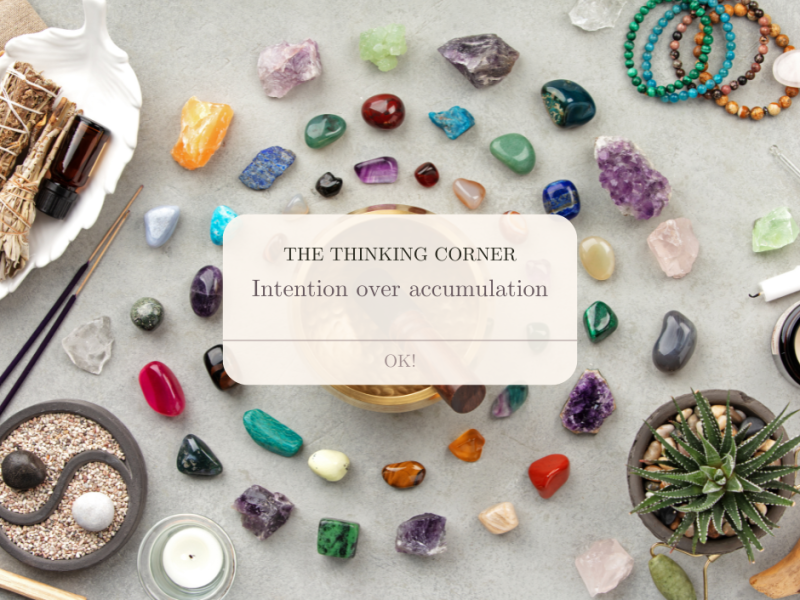 Intention over accumulation