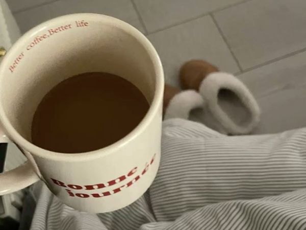 THE MUG FELT WARMER THIS&nbsp;TIME.