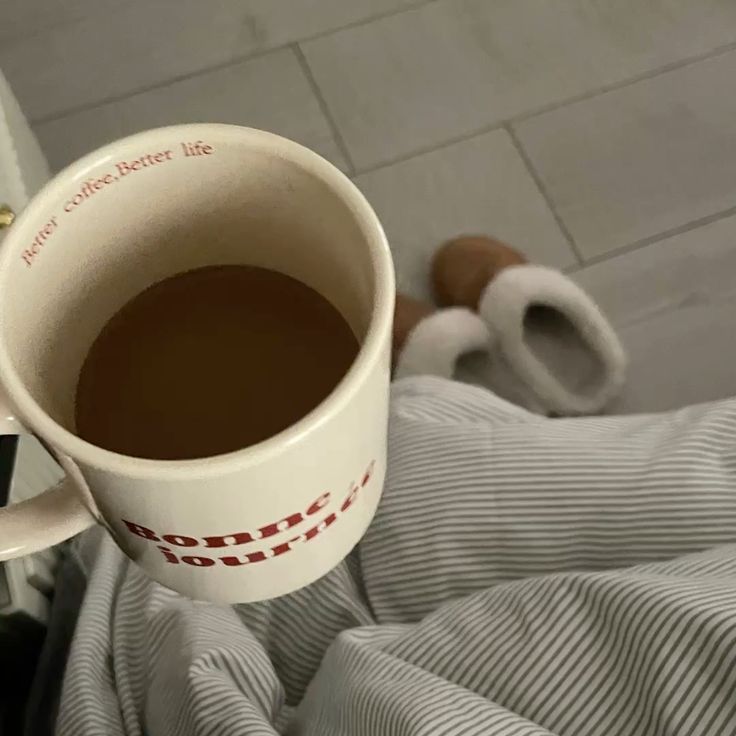THE MUG FELT WARMER THIS&nbsp;TIME.